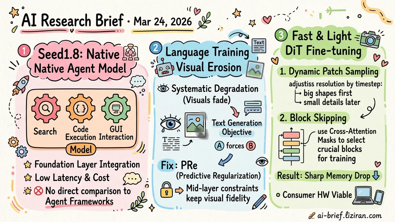 Seed1.8 Goes Agent-Native, Language Training Erodes Vision