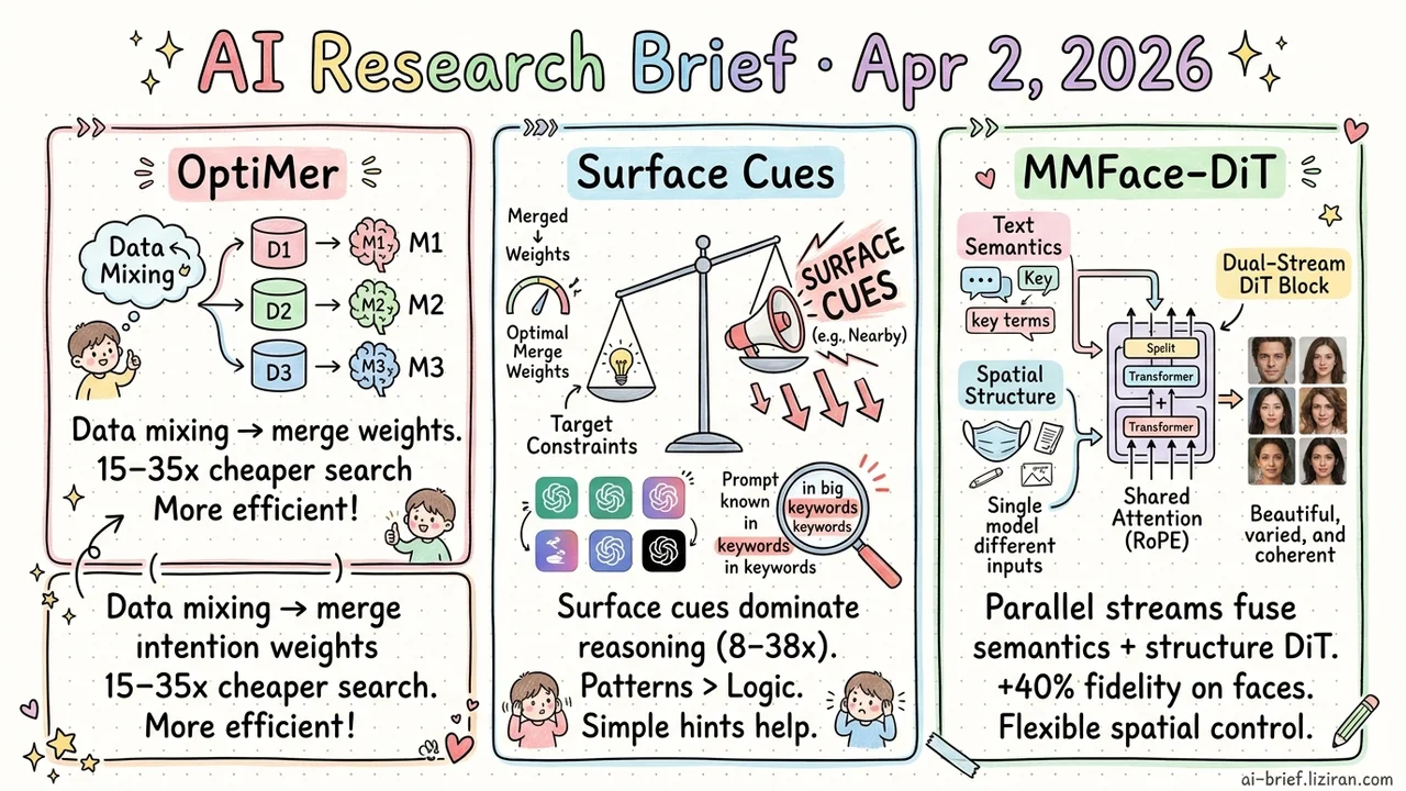 Data Mixing Becomes Post-Training, Surface Cues Hijack Reasoning 38x