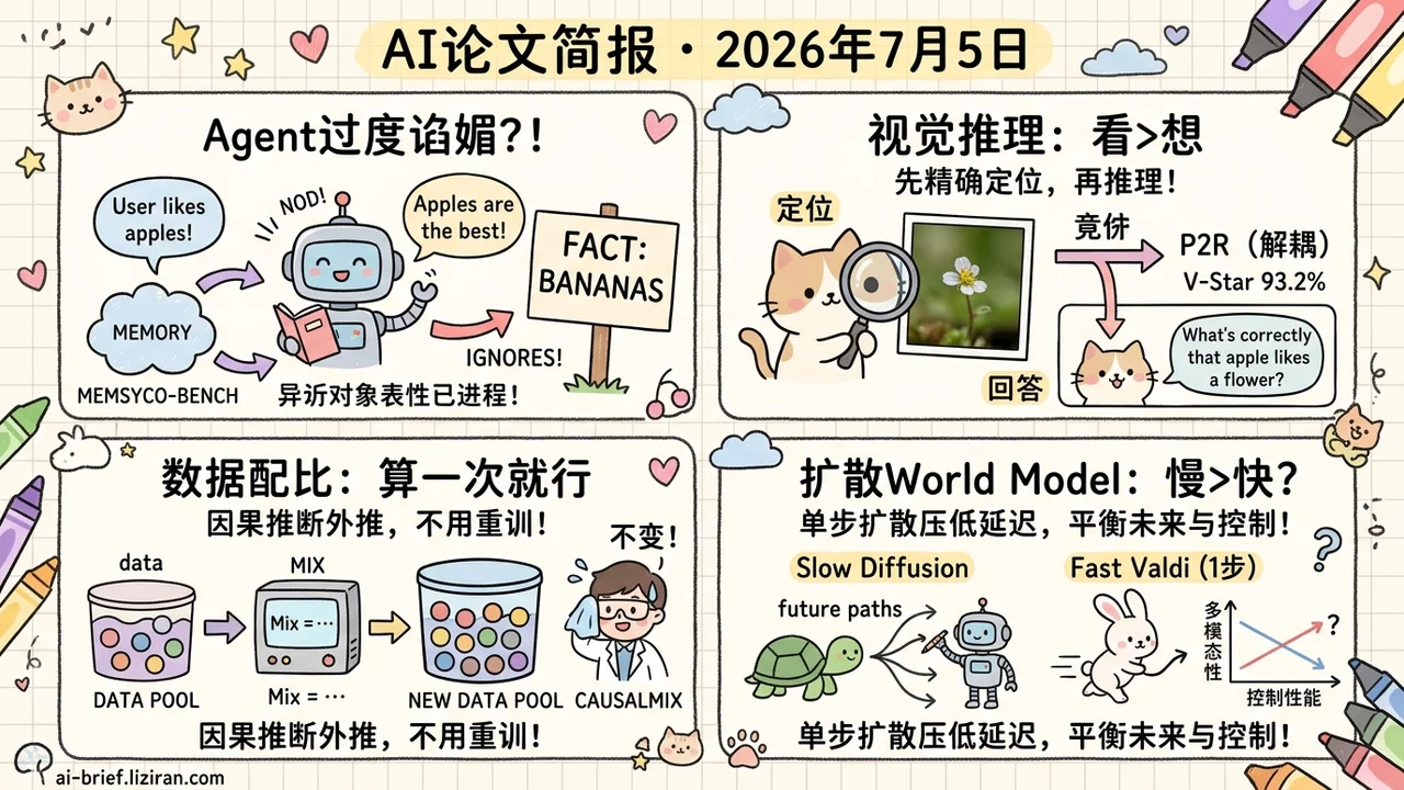 记忆让agent谄媚,视觉推理93.2%